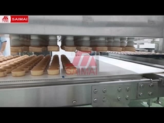 Línea de producción de pasteles, línea de producción de panadería, pan de hamburguesa, tostadas, pastel de copa, pastel de luna, danés