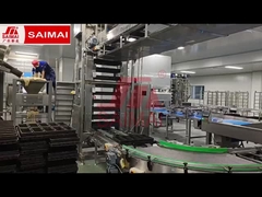 Pan hamburguesa línea de producción de pan / tostadas, prueba, enrutamiento, mezcla, horneado, depanner