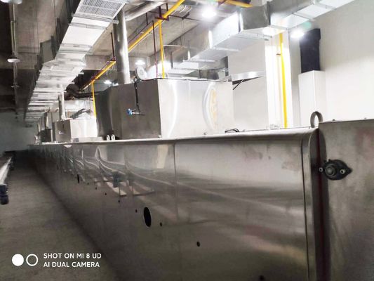 SUS304 Module Design Continuous Air Duct Bakery Tunnel Oven