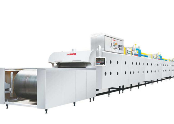 Cruasán de la galleta del acero 380V 50Hz del ángulo 50*50 que cuece el horno de túnel eléctrico